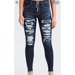 American eagle ripped jeans